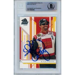 Kyle Petty Autographed 2006 Press Pass Stealth Nascar Auto Racing Card Beckett